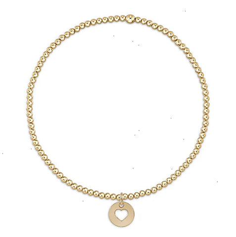 egirl Classic Gold 2mm Bead Bracelet – Love Small Gold Disc