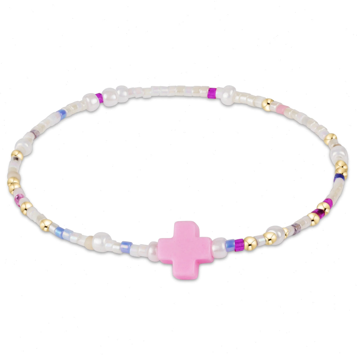 egirl Hope Unwritten Signature Cross Bracelet - With Sprinkles On Top