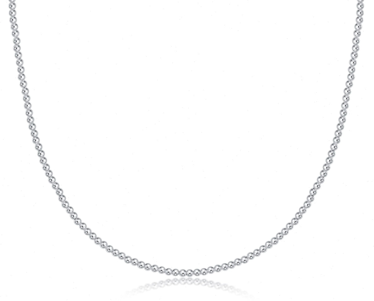 Choker Classic Sterling 2mm Bead