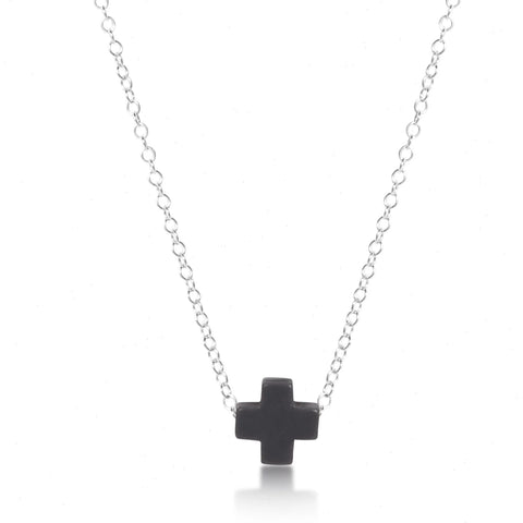 16" Necklace Sterling - Signature Cross