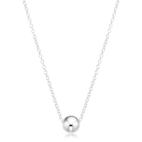 16" Necklace Sterling - Classic 8mm Sterling