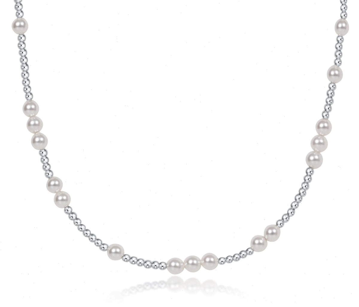 15" Choker Hope Unwritten Sterling - Pearl