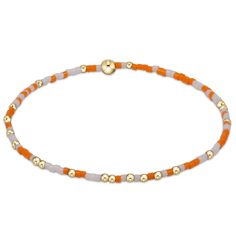 Gameday Hope Unwritten Bracelet - Orange-White