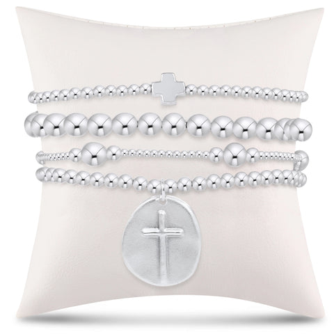 e's luxe go-to gift stack - sterling