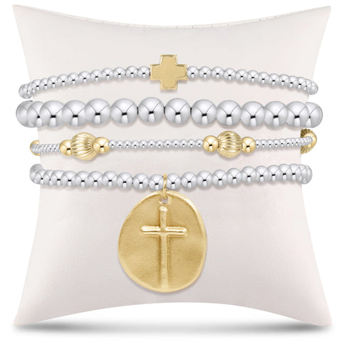 e's luxe go-to gift stack - mixed metal