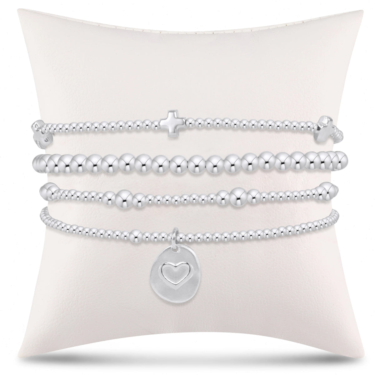 e's go-to gift stack - sterling small inspire love