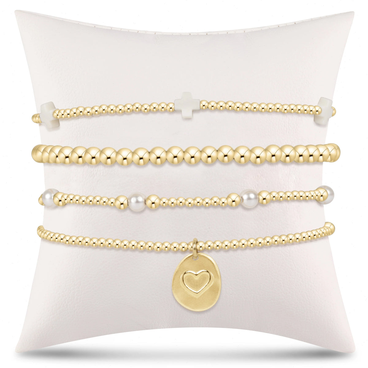 e's go-to gift stack - off-white small inspire love