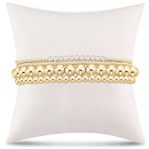 everyday stack of 4 - pearl