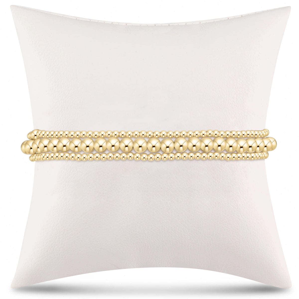 Simply Classic Gold Stack - 4mm - Stack of 3