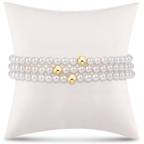 classic pearl stack - 4mm