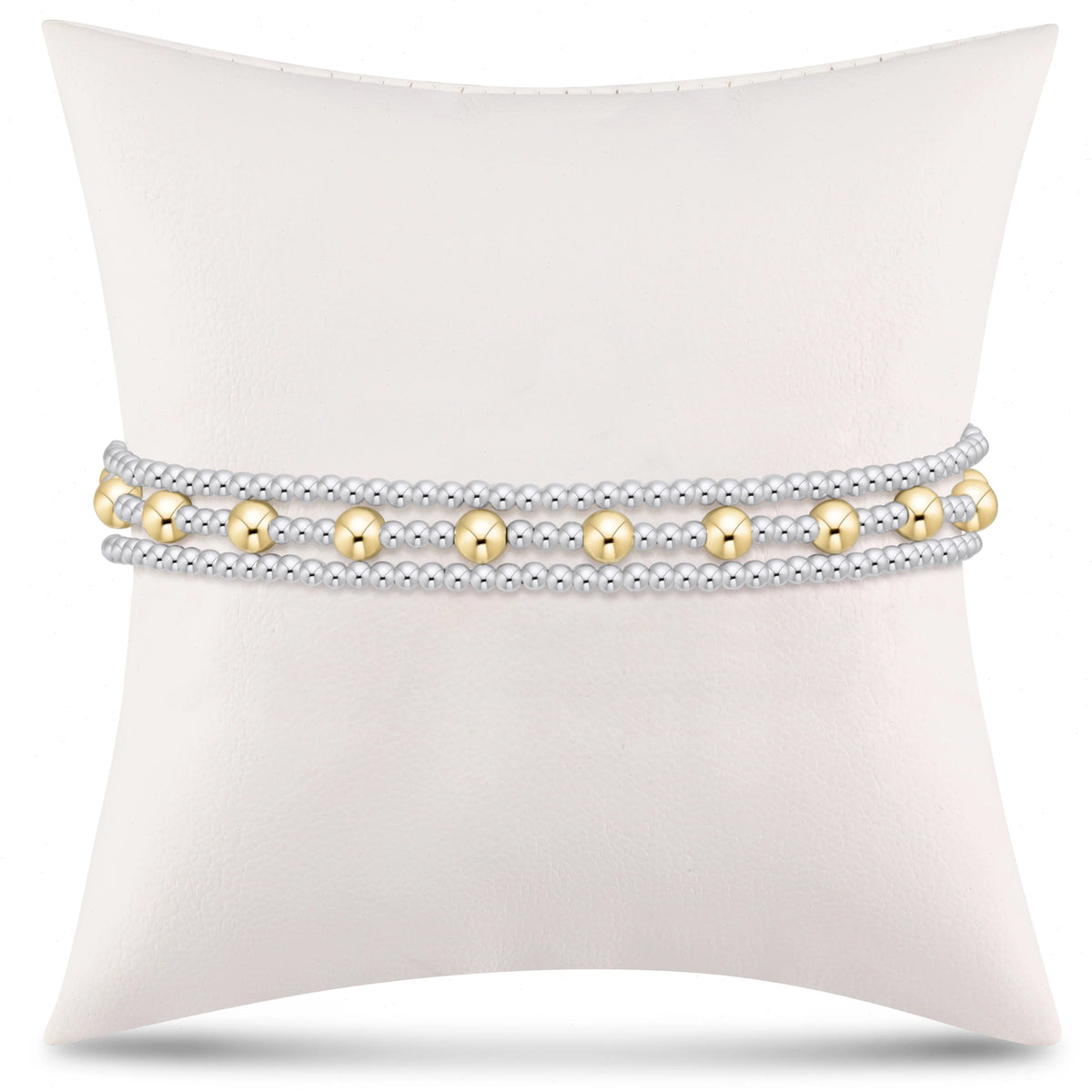 simply classic sincerity stack - mixed metal - stack of 3