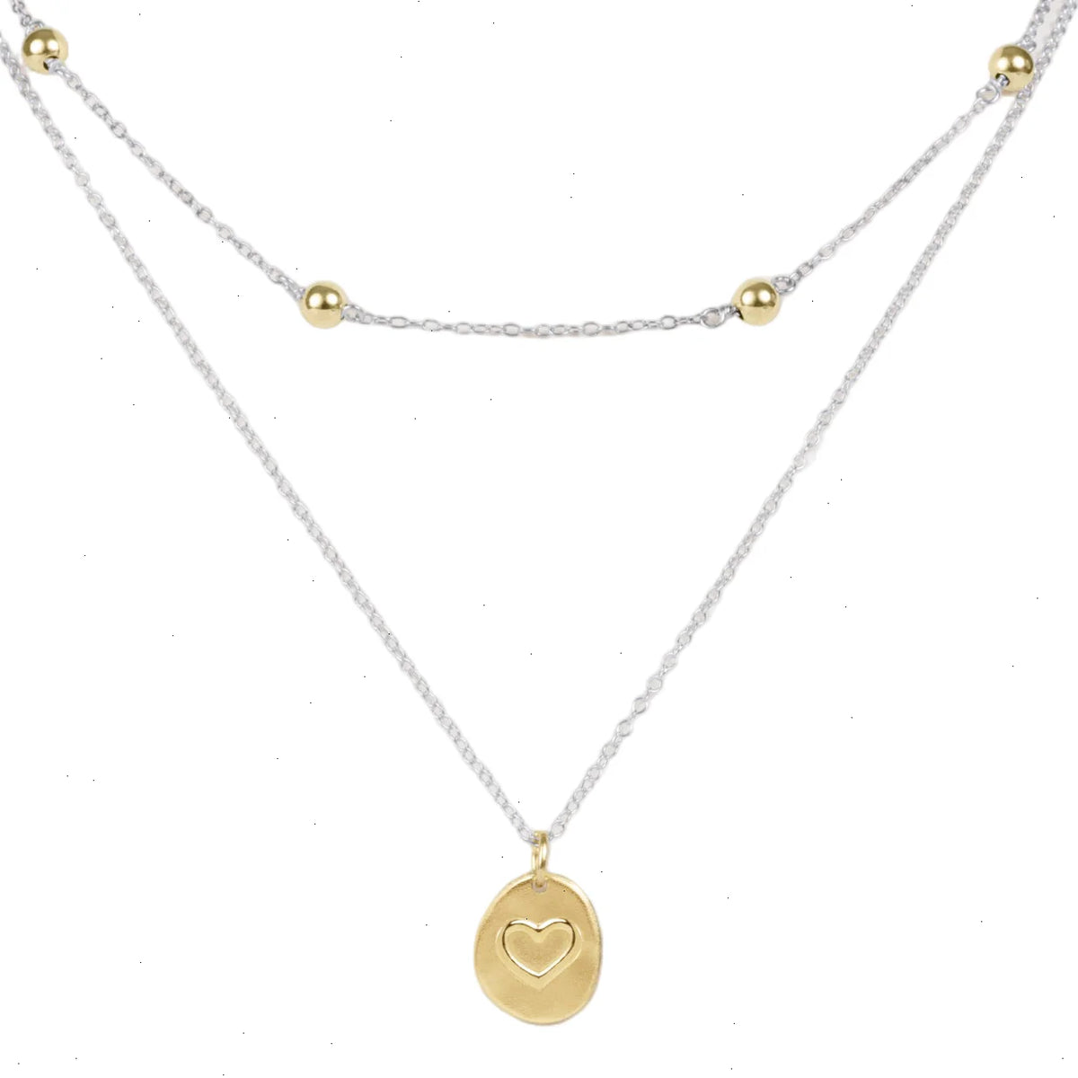 e's go-to gift layers - mixed metal small inspire love