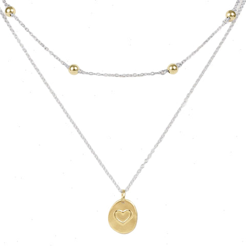 e's go-to gift layers - mixed metal small inspire love