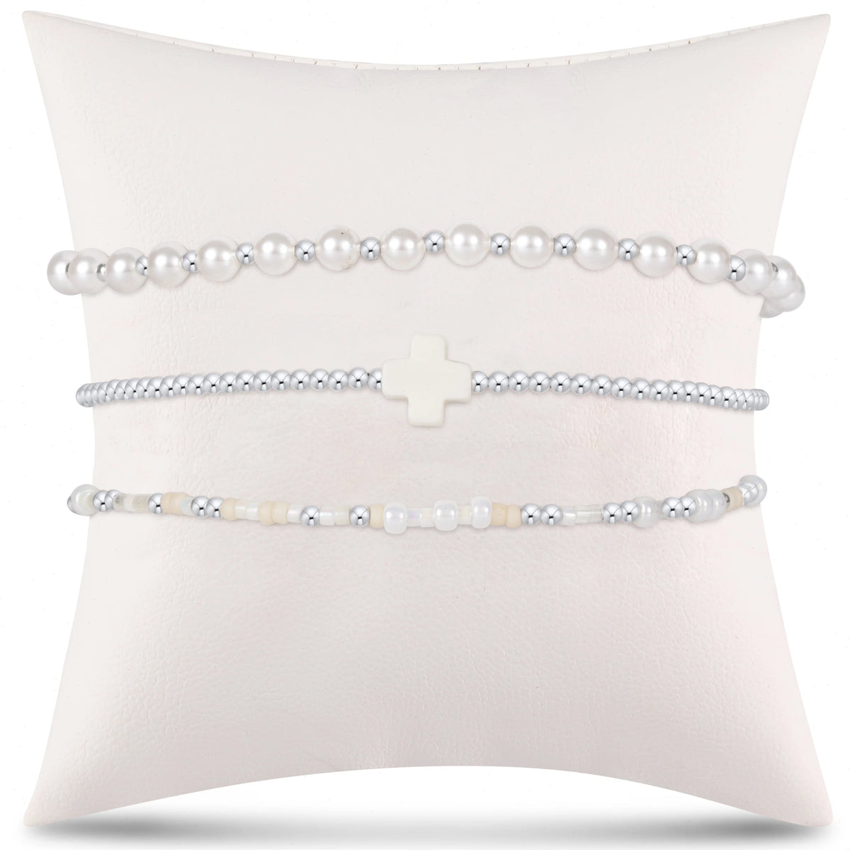 e's gift drawer stack - sterling off-white