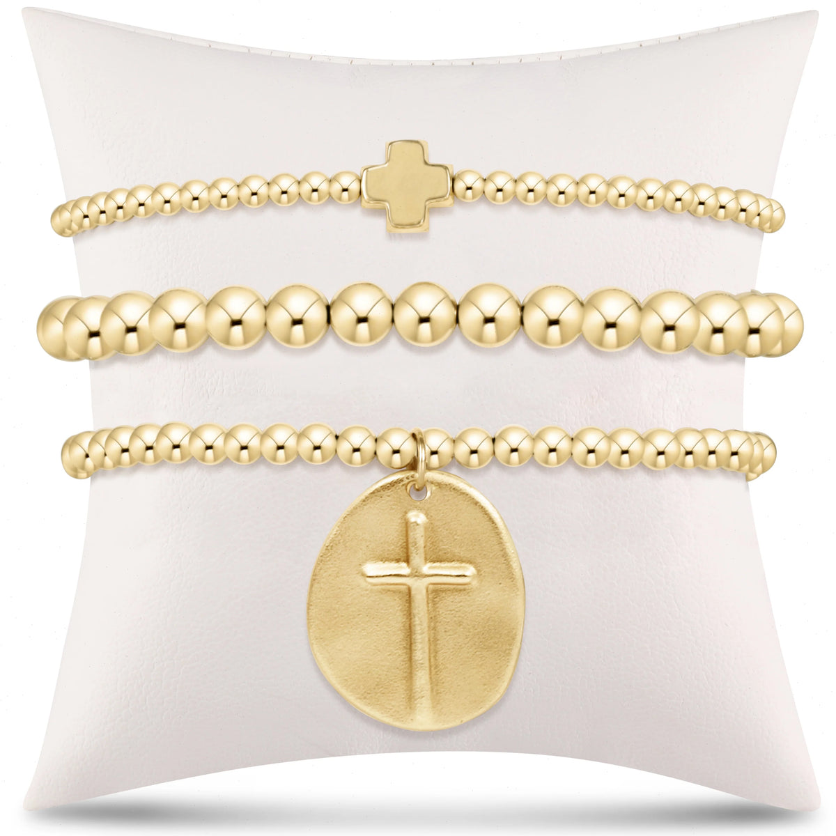 enewton Extends - e's luxe go-to gift stack - gold