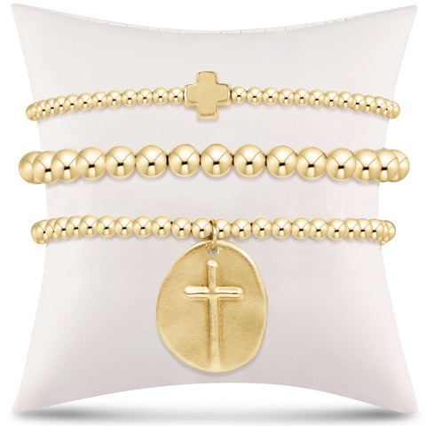 enewton Extends - e's luxe go-to gift stack - gold