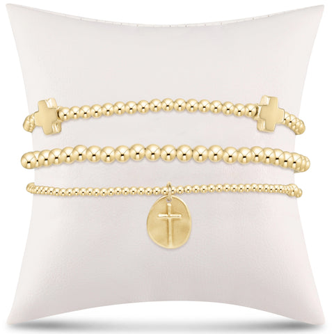 enewton Extends - e's go-to gift stack - gold small inspire