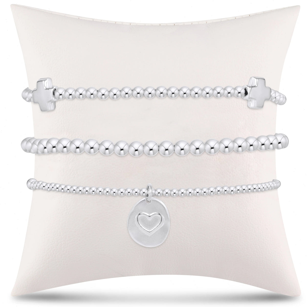 enewton Extends - e's go-to gift stack - sterling small inspire love