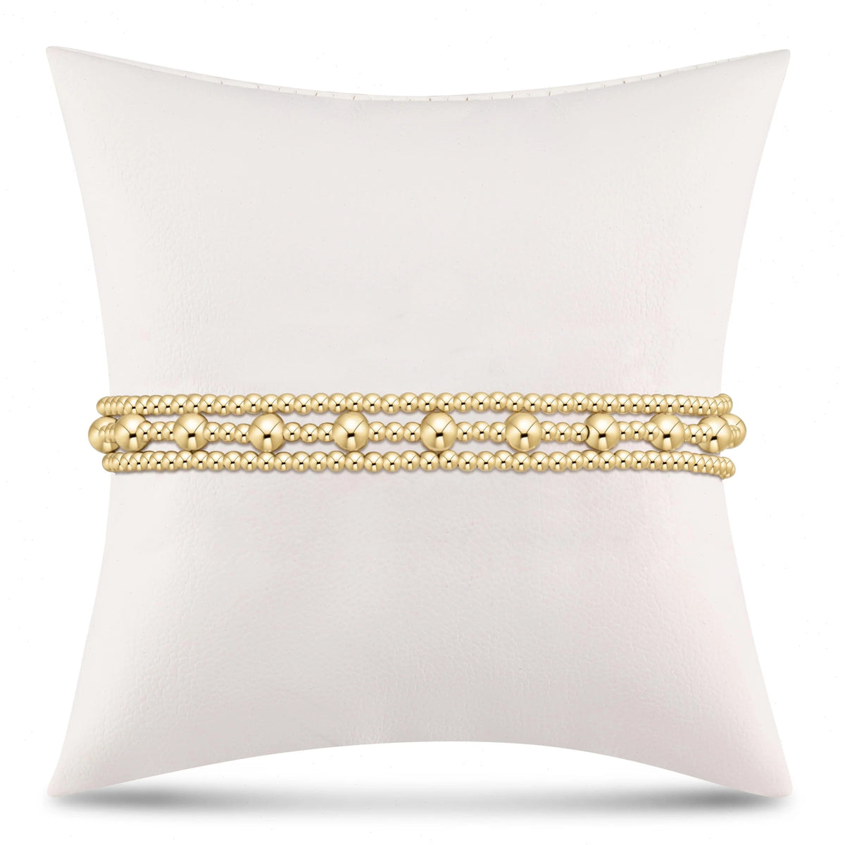 enewton Extends - simply classic sincerity stack - gold - stack of 3