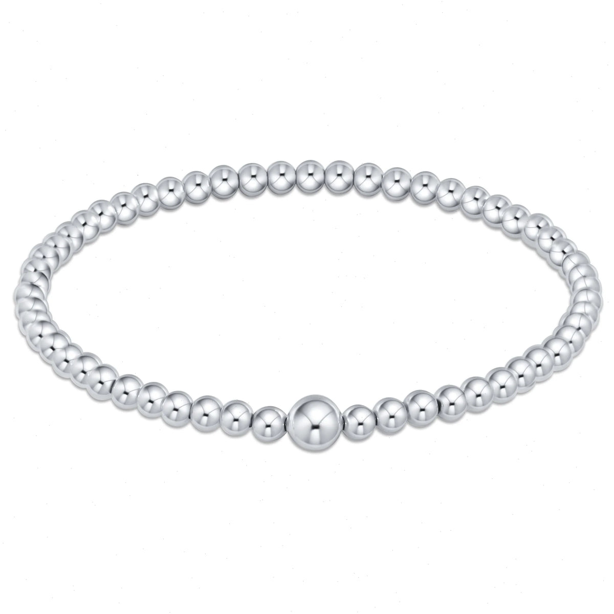 Classic Sterling 4mm Bead Bangle