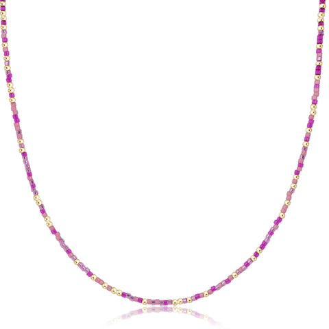 15" Choker Hope Unwritten - Back To The Fuchsia