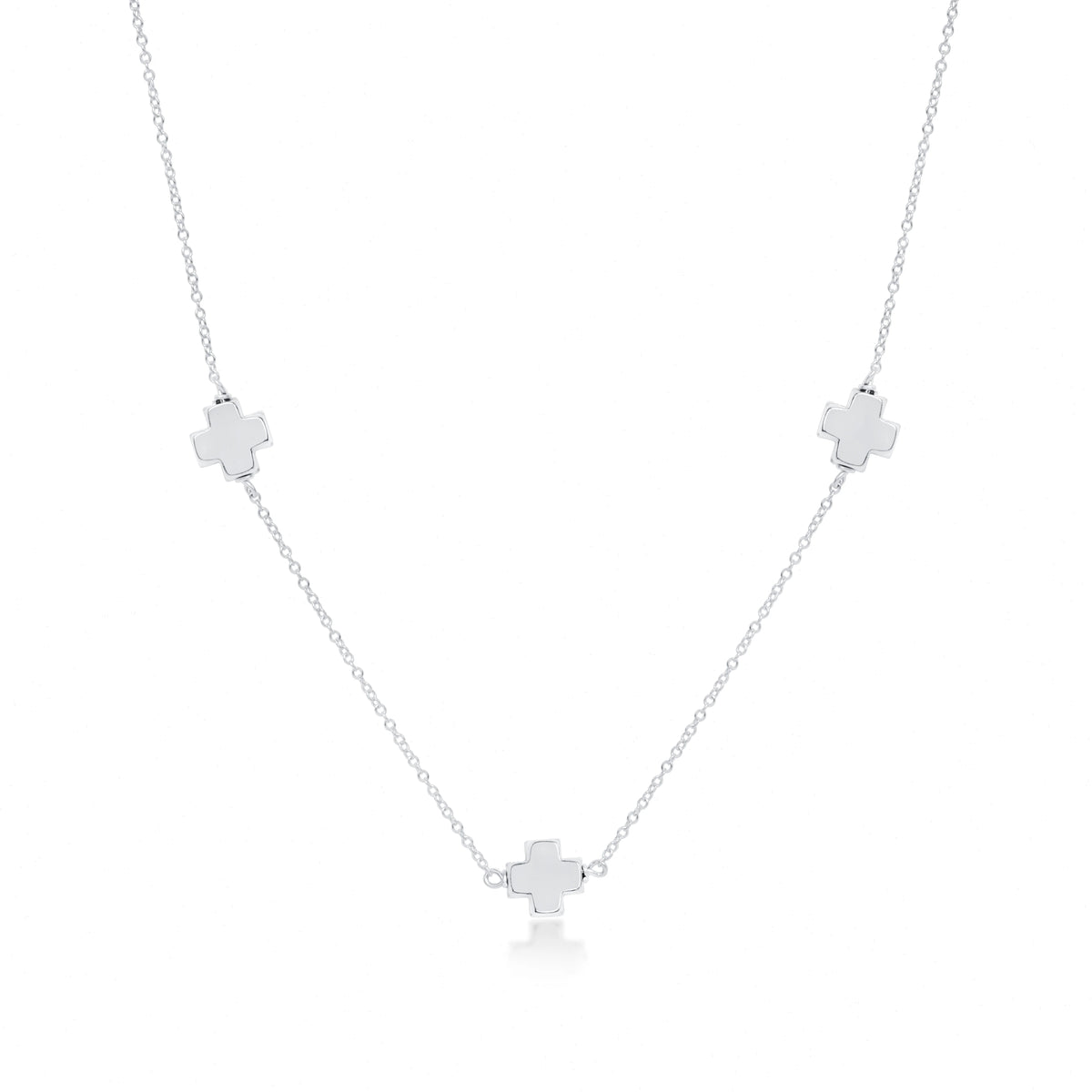 Choker Simplicity Chain Sterling - Signature Cross Sterling