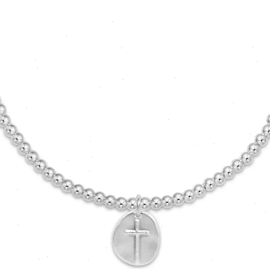 Choker Classic Sterling 2mm Bead - Inspire Small Sterling Charm