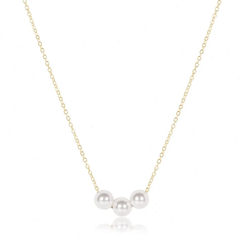egirl 14" Necklace Gold- Joy Pearl