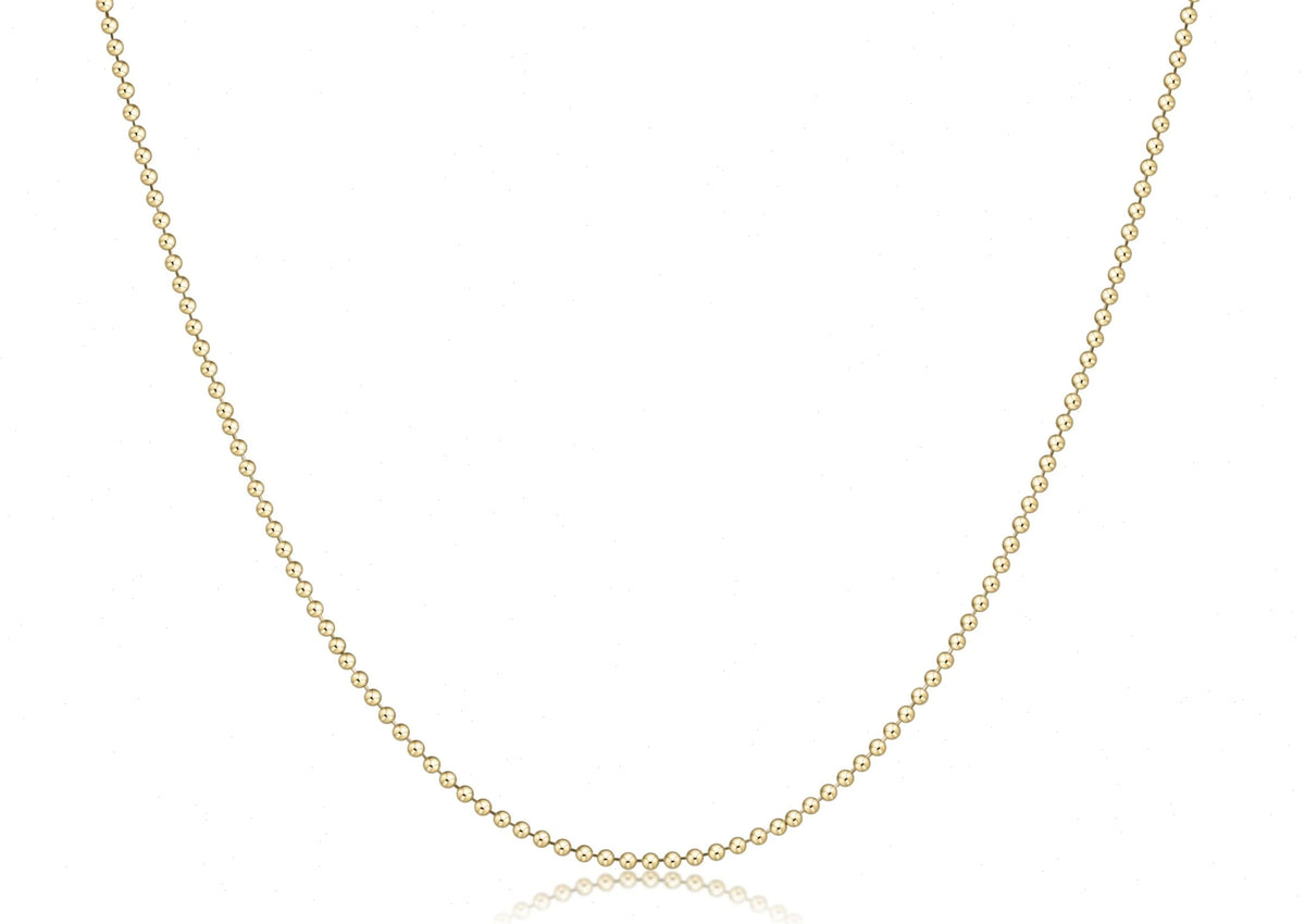 Choker Classic Beaded Chain - Gold