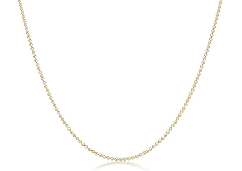 Choker Classic Beaded Chain - Gold
