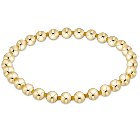 Gameday Hope Grateful 5mm Bead Bracelet - Golden Yellow