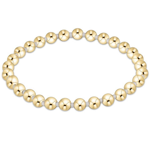 Gameday Hope Grateful 5mm Bead Bracelet - White