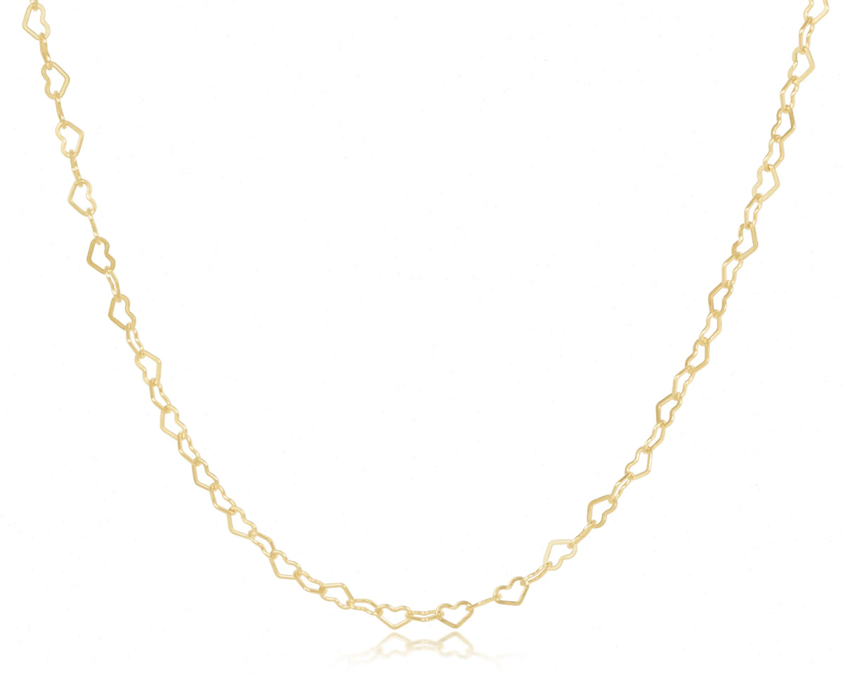 Choker Love Chain - Gold