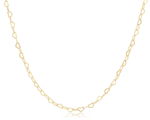 Choker Love Chain - Gold