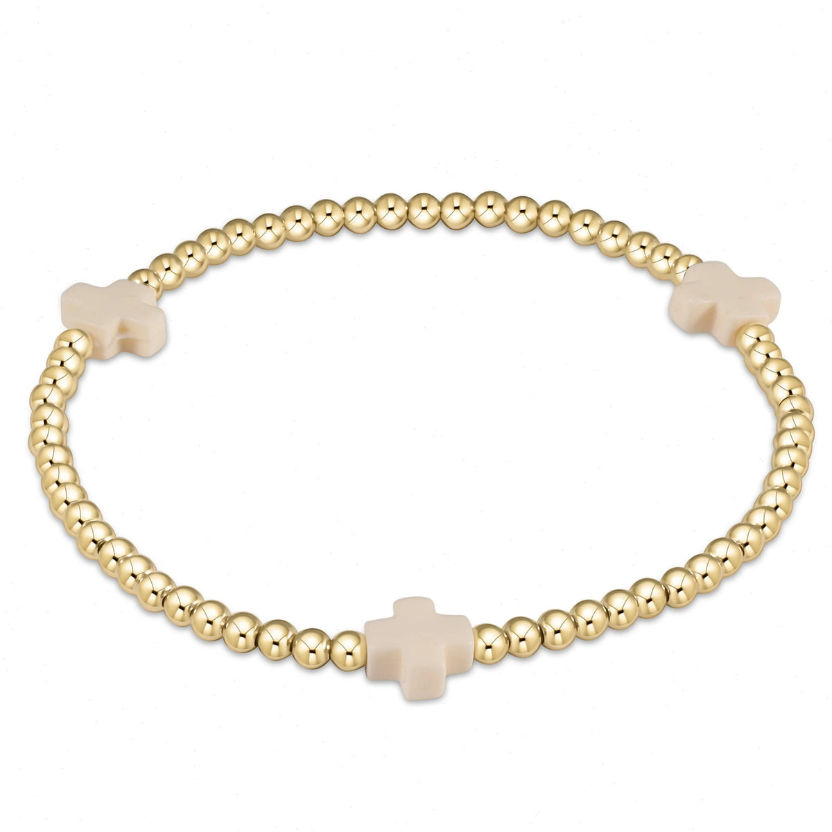 egirl signature cross bracelet gold