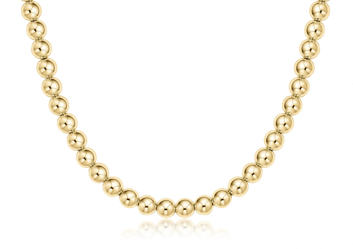 Choker Classic Gold 6mm Bead