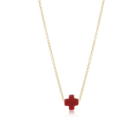 egirl 14" Necklace Gold - Signature Cross