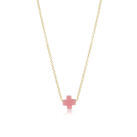 egirl 14" Necklace Gold - Signature Cross