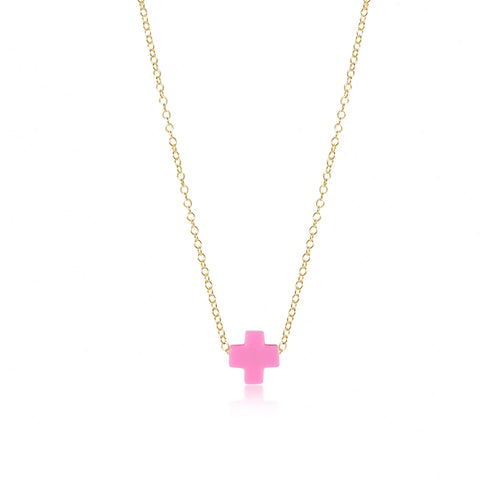 egirl 14" Necklace Gold - Signature Cross
