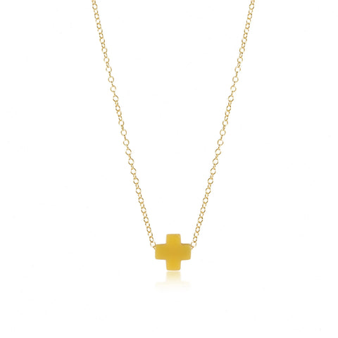 egirl 14" Necklace Gold - Signature Cross