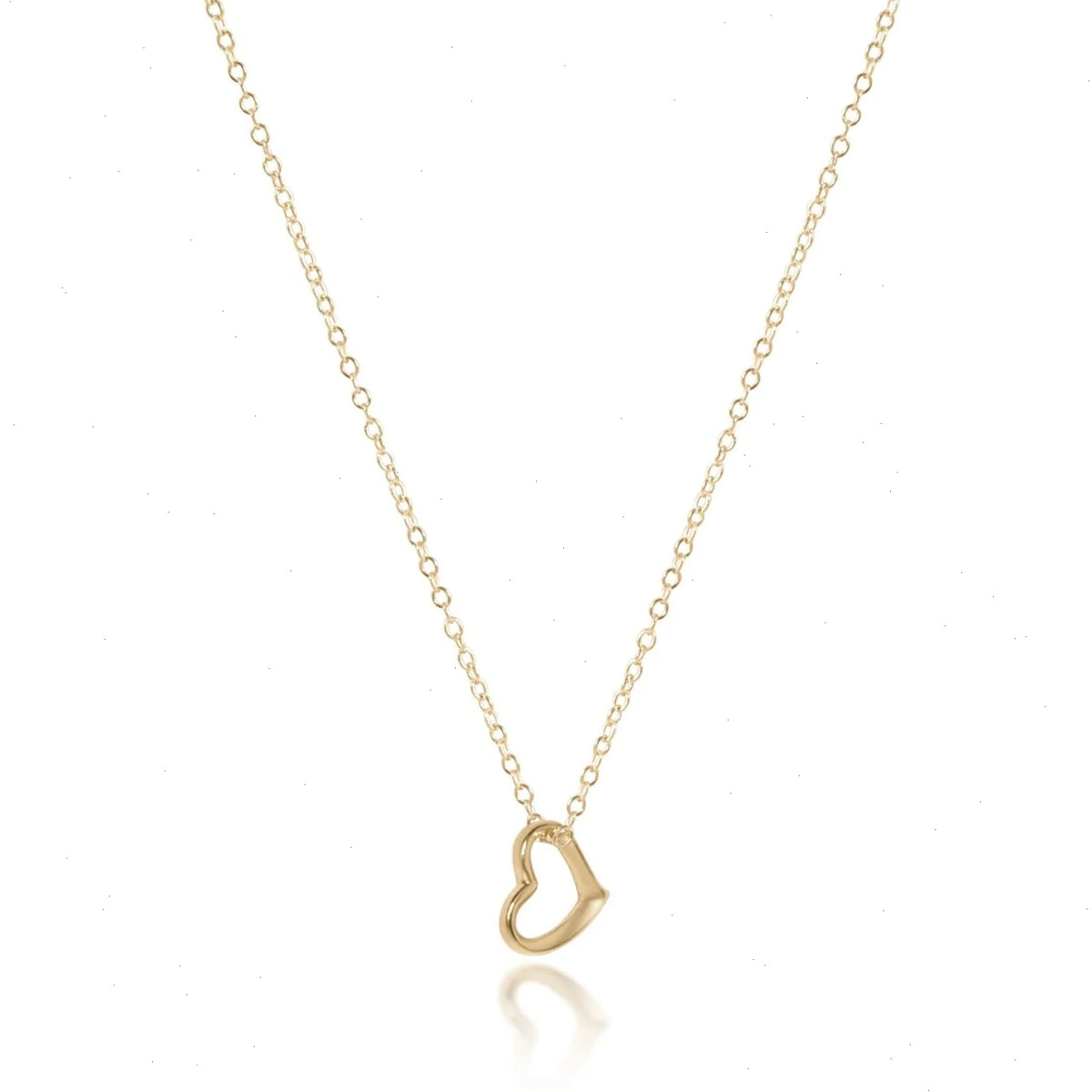 egirl 14" Necklace Gold - Love Small Gold Charm