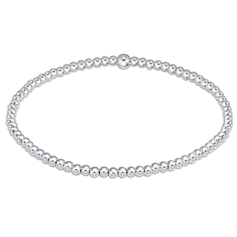 Classic Sterling 2.5mm Bead Bracelet