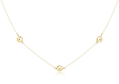 15" Choker Simplicity Chain Gold - Classic 6mm Gold