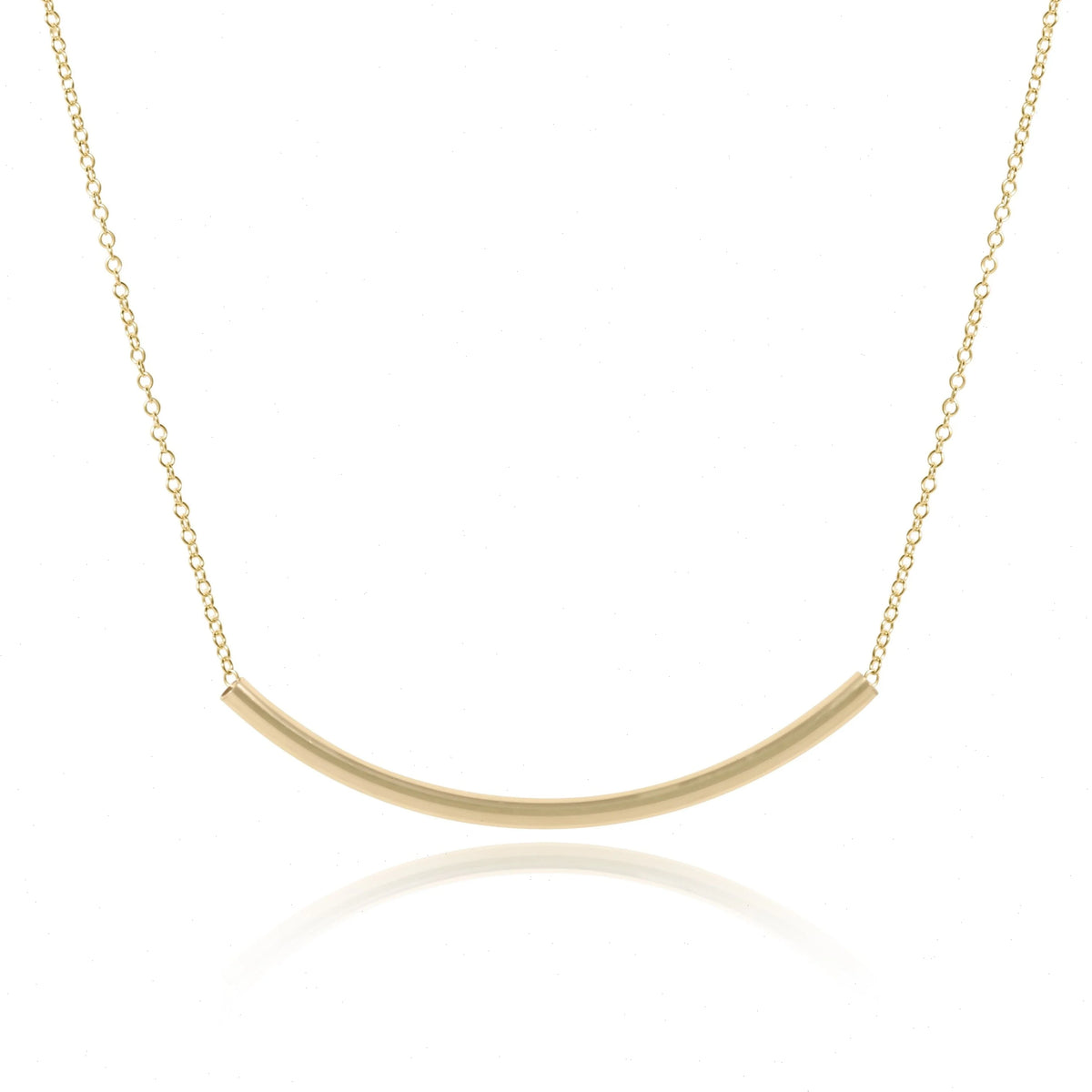 egirl 14" Necklace Gold - Bliss Bar Small Gold