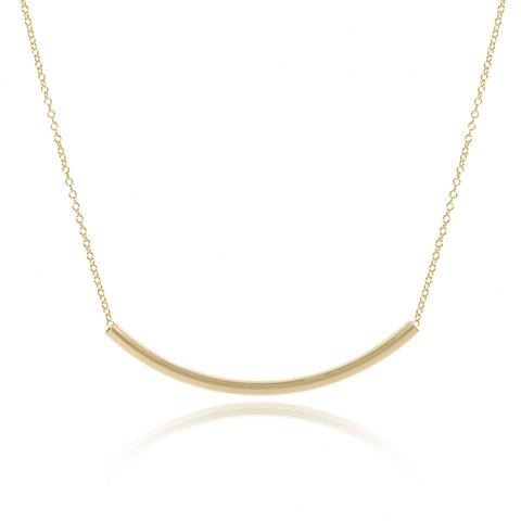 egirl 14" Necklace Gold - Bliss Bar Small Gold